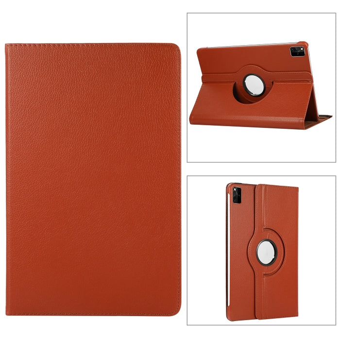 Funda para tableta de cuero con textura Litchi con rotación de 360 grados, For Xiaomi Pad 7 Pro / Pad 7, For Xiaomi Redmi Pad Pro 12.1, For Xiaomi Pad 6S Pro 12.4, For Xiaomi Redmi Pad SE