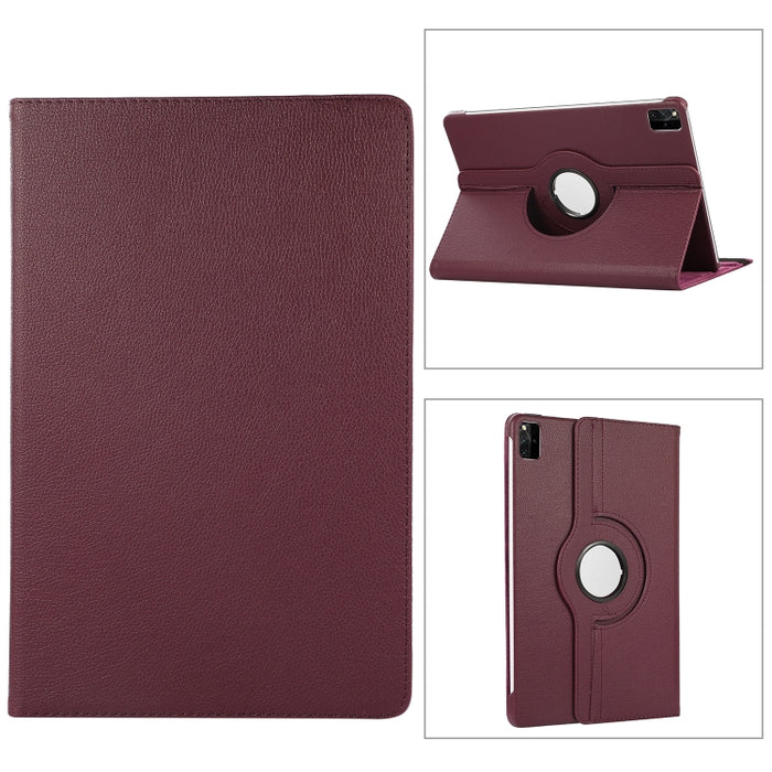Funda para tableta de cuero con textura Litchi con rotación de 360 grados, For Xiaomi Pad 7 Pro / Pad 7, For Xiaomi Redmi Pad Pro 12.1, For Xiaomi Pad 6S Pro 12.4, For Xiaomi Redmi Pad SE