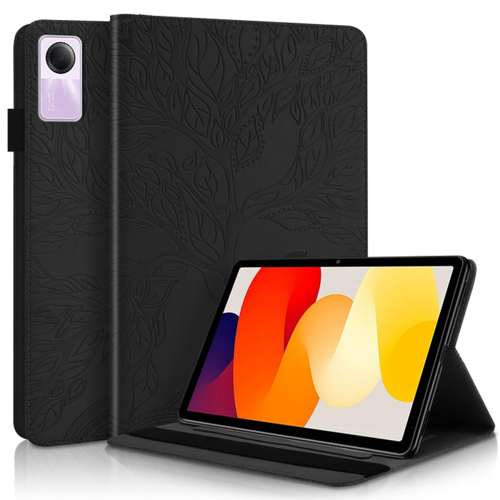 Funda para tableta de cuero repujado serie Tree Life, For Xiaomi Redmi Pad 2 SE 9.7 2026, For Xiaomi Redmi K Pad 2 8.8 2026, For Xiaomi Redmi K Pad, For Xiaomi Redmi Pad 2, For Xiaomi Pad 7 / 7 Pro, For Xiaomi Redmi Pad SE 8.7 4G                       ...