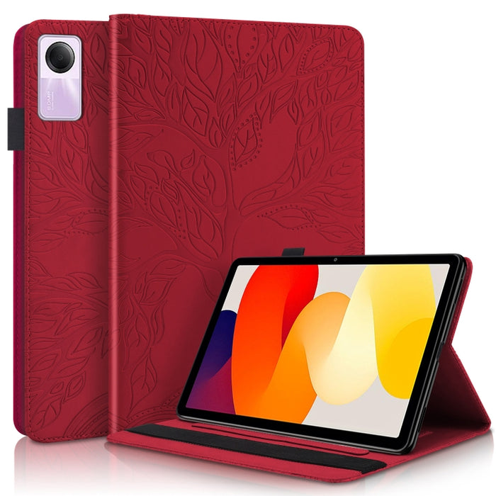Funda para tableta de cuero repujado serie Tree Life, For Xiaomi Redmi Pad 2 SE 9.7 2026, For Xiaomi Redmi K Pad 2 8.8 2026, For Xiaomi Redmi K Pad, For Xiaomi Redmi Pad 2, For Xiaomi Pad 7 / 7 Pro, For Xiaomi Redmi Pad SE 8.7 4G                       ...