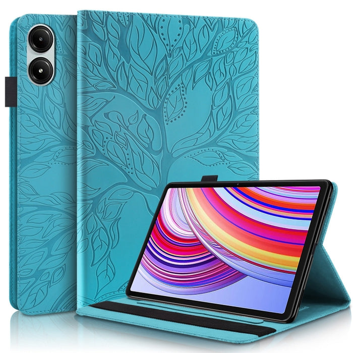 Funda para tableta de cuero repujado serie Tree Life, For Xiaomi Redmi Pad 2 SE 9.7 2026, For Xiaomi Redmi K Pad 2 8.8 2026, For Xiaomi Redmi K Pad, For Xiaomi Redmi Pad 2, For Xiaomi Pad 7 / 7 Pro, For Xiaomi Redmi Pad SE 8.7 4G                       ...