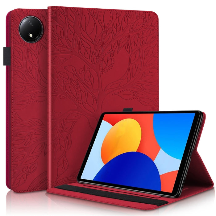 Funda para tableta de cuero repujado serie Tree Life, For Xiaomi Redmi Pad 2 SE 9.7 2026, For Xiaomi Redmi K Pad 2 8.8 2026, For Xiaomi Redmi K Pad, For Xiaomi Redmi Pad 2, For Xiaomi Pad 7 / 7 Pro, For Xiaomi Redmi Pad SE 8.7 4G                       ...