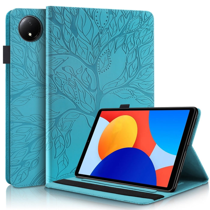 Funda para tableta de cuero repujado serie Tree Life, For Xiaomi Redmi Pad 2 SE 9.7 2026, For Xiaomi Redmi K Pad 2 8.8 2026, For Xiaomi Redmi K Pad, For Xiaomi Redmi Pad 2, For Xiaomi Pad 7 / 7 Pro, For Xiaomi Redmi Pad SE 8.7 4G                       ...