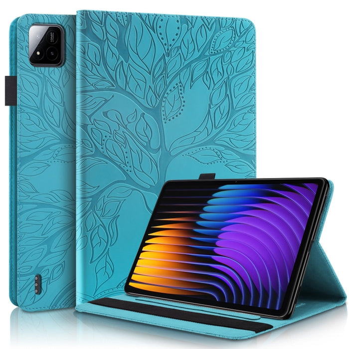 Funda para tableta de cuero repujado serie Tree Life, For Xiaomi Redmi Pad 2 SE 9.7 2026, For Xiaomi Redmi K Pad 2 8.8 2026, For Xiaomi Redmi K Pad, For Xiaomi Redmi Pad 2, For Xiaomi Pad 7 / 7 Pro, For Xiaomi Redmi Pad SE 8.7 4G                       ...