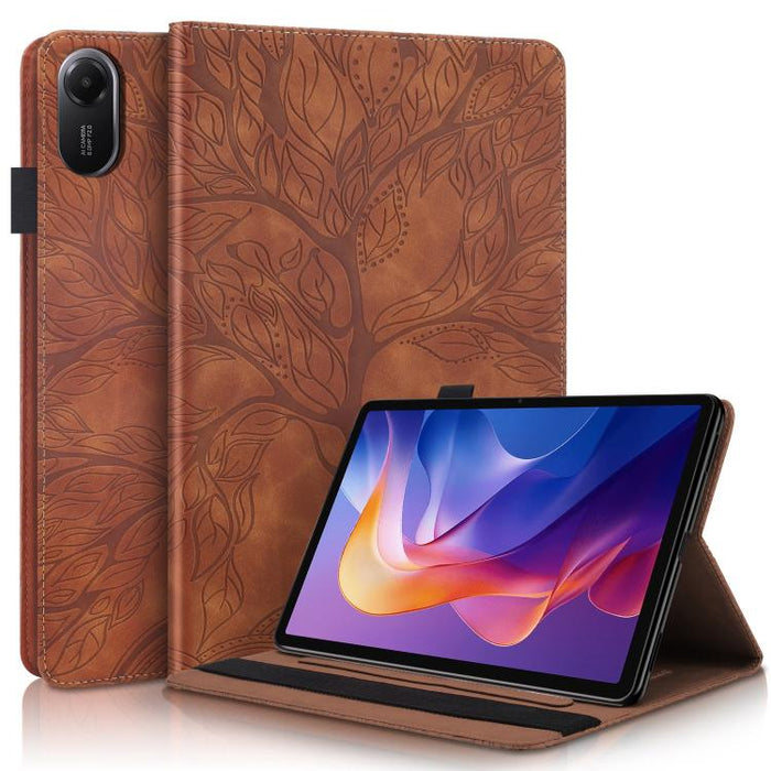 Funda para tableta de cuero repujado serie Tree Life, For Xiaomi Redmi Pad 2 SE 9.7 2026, For Xiaomi Redmi K Pad 2 8.8 2026, For Xiaomi Redmi K Pad, For Xiaomi Redmi Pad 2, For Xiaomi Pad 7 / 7 Pro, For Xiaomi Redmi Pad SE 8.7 4G                       ...