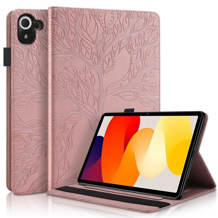 Funda para tableta de cuero repujado serie Tree Life, For Xiaomi Redmi Pad 2 SE 9.7 2026, For Xiaomi Redmi K Pad 2 8.8 2026, For Xiaomi Redmi K Pad, For Xiaomi Redmi Pad 2, For Xiaomi Pad 7 / 7 Pro, For Xiaomi Redmi Pad SE 8.7 4G                       ...