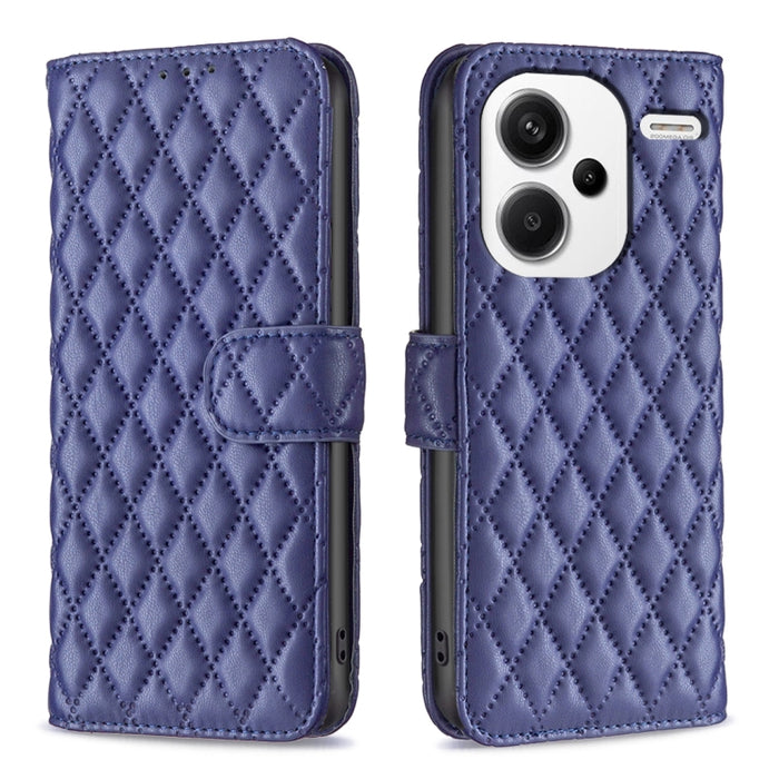 Caja del teléfono del tirón del cuero de la cartera del enrejado del diamante, For Xiaomi Redmi A3, For Xiaomi Redmi Note 13 Pro 4G Global, For Xiaomi Redmi Note 13 4G Global, For Xiaomi Redmi K70E, For Xiaomi Redmi Note 13, For Xiaomi Redmi 13C       ...