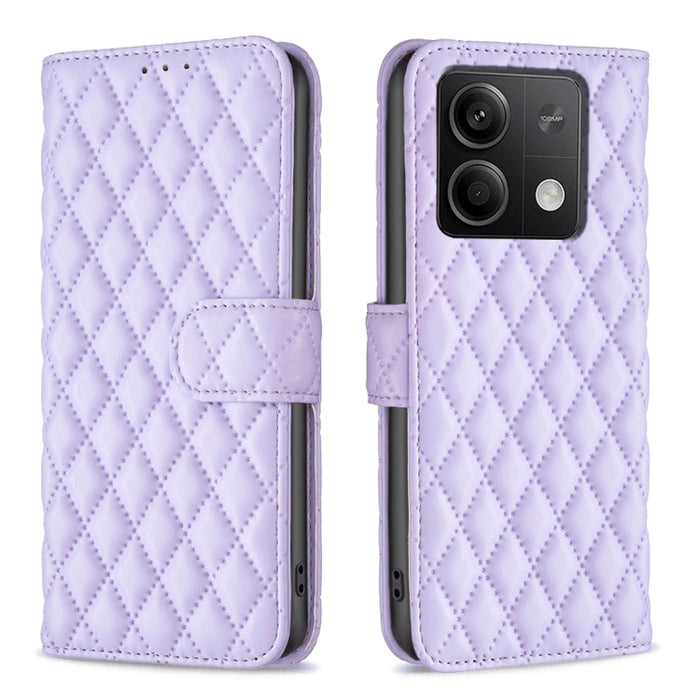 Caja del teléfono del tirón del cuero de la cartera del enrejado del diamante, For Xiaomi Redmi A3, For Xiaomi Redmi Note 13 Pro 4G Global, For Xiaomi Redmi Note 13 4G Global, For Xiaomi Redmi K70E, For Xiaomi Redmi Note 13, For Xiaomi Redmi 13C       ...