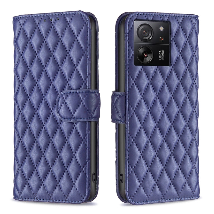 Caja del teléfono del tirón del cuero de la cartera del enrejado del diamante, For Xiaomi Redmi A3, For Xiaomi Redmi Note 13 Pro 4G Global, For Xiaomi Redmi Note 13 4G Global, For Xiaomi Redmi K70E, For Xiaomi Redmi Note 13, For Xiaomi Redmi 13C       ...