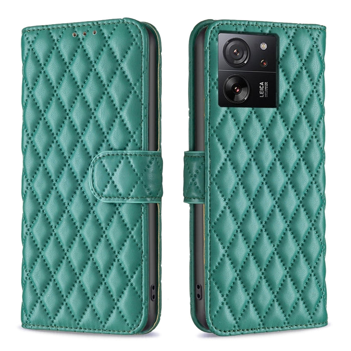 Caja del teléfono del tirón del cuero de la cartera del enrejado del diamante, For Xiaomi Redmi A3, For Xiaomi Redmi Note 13 Pro 4G Global, For Xiaomi Redmi Note 13 4G Global, For Xiaomi Redmi K70E, For Xiaomi Redmi Note 13, For Xiaomi Redmi 13C       ...