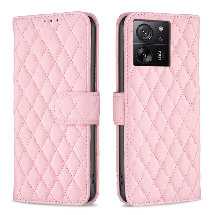 Caja del teléfono del tirón del cuero de la cartera del enrejado del diamante, For Xiaomi Redmi A3, For Xiaomi Redmi Note 13 Pro 4G Global, For Xiaomi Redmi Note 13 4G Global, For Xiaomi Redmi K70E, For Xiaomi Redmi Note 13, For Xiaomi Redmi 13C       ...