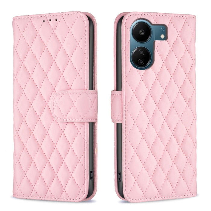 Caja del teléfono del tirón del cuero de la cartera del enrejado del diamante, For Xiaomi Redmi A3, For Xiaomi Redmi Note 13 Pro 4G Global, For Xiaomi Redmi Note 13 4G Global, For Xiaomi Redmi K70E, For Xiaomi Redmi Note 13, For Xiaomi Redmi 13C       ...