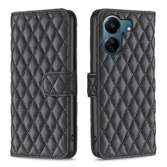 Caja del teléfono del tirón del cuero de la cartera del enrejado del diamante, For Xiaomi Redmi A3, For Xiaomi Redmi Note 13 Pro 4G Global, For Xiaomi Redmi Note 13 4G Global, For Xiaomi Redmi K70E, For Xiaomi Redmi Note 13, For Xiaomi Redmi 13C       ...