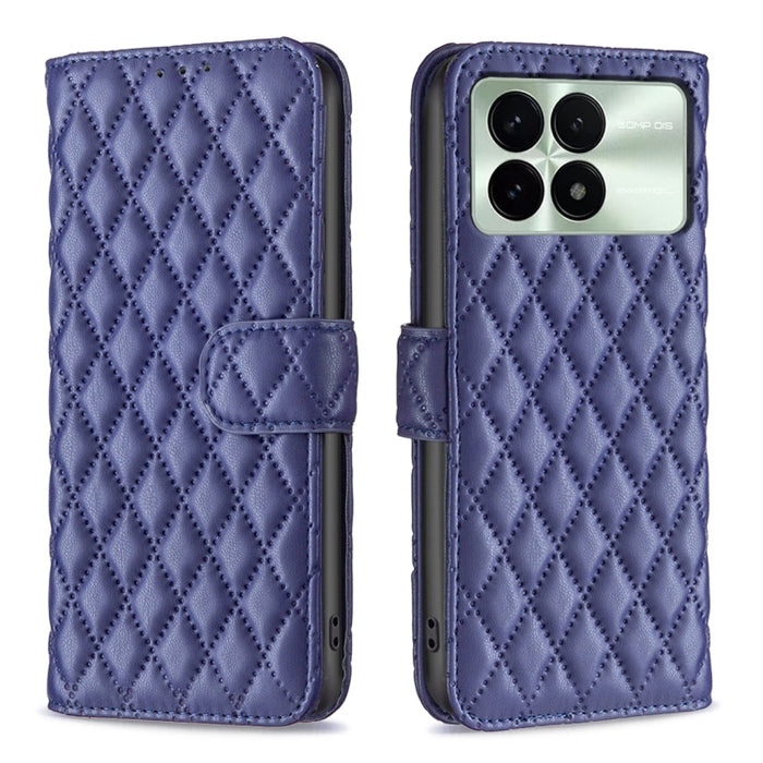 Caja del teléfono del tirón del cuero de la cartera del enrejado del diamante, For Xiaomi Redmi A3, For Xiaomi Redmi Note 13 Pro 4G Global, For Xiaomi Redmi Note 13 4G Global, For Xiaomi Redmi K70E, For Xiaomi Redmi Note 13, For Xiaomi Redmi 13C       ...