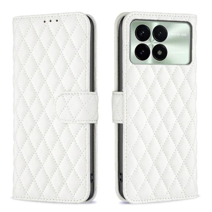 Caja del teléfono del tirón del cuero de la cartera del enrejado del diamante, For Xiaomi Redmi A3, For Xiaomi Redmi Note 13 Pro 4G Global, For Xiaomi Redmi Note 13 4G Global, For Xiaomi Redmi K70E, For Xiaomi Redmi Note 13, For Xiaomi Redmi 13C       ...