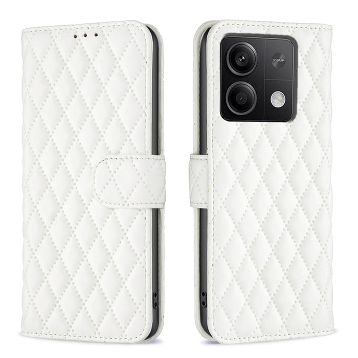 Caja del teléfono del tirón del cuero de la cartera del enrejado del diamante, For Xiaomi Redmi A3, For Xiaomi Redmi Note 13 Pro 4G Global, For Xiaomi Redmi Note 13 4G Global, For Xiaomi Redmi K70E, For Xiaomi Redmi Note 13, For Xiaomi Redmi 13C       ...