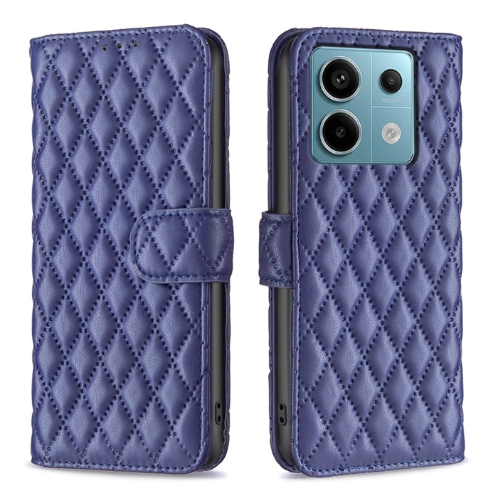 Caja del teléfono del tirón del cuero de la cartera del enrejado del diamante, For Xiaomi Redmi A3, For Xiaomi Redmi Note 13 Pro 4G Global, For Xiaomi Redmi Note 13 4G Global, For Xiaomi Redmi K70E, For Xiaomi Redmi Note 13, For Xiaomi Redmi 13C       ...