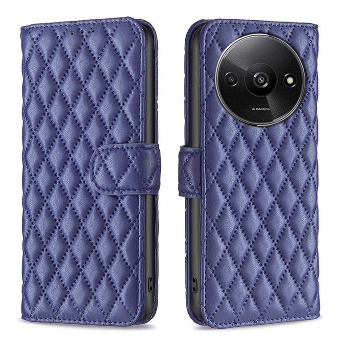Caja del teléfono del tirón del cuero de la cartera del enrejado del diamante, For Xiaomi Redmi A3, For Xiaomi Redmi Note 13 Pro 4G Global, For Xiaomi Redmi Note 13 4G Global, For Xiaomi Redmi K70E, For Xiaomi Redmi Note 13, For Xiaomi Redmi 13C       ...