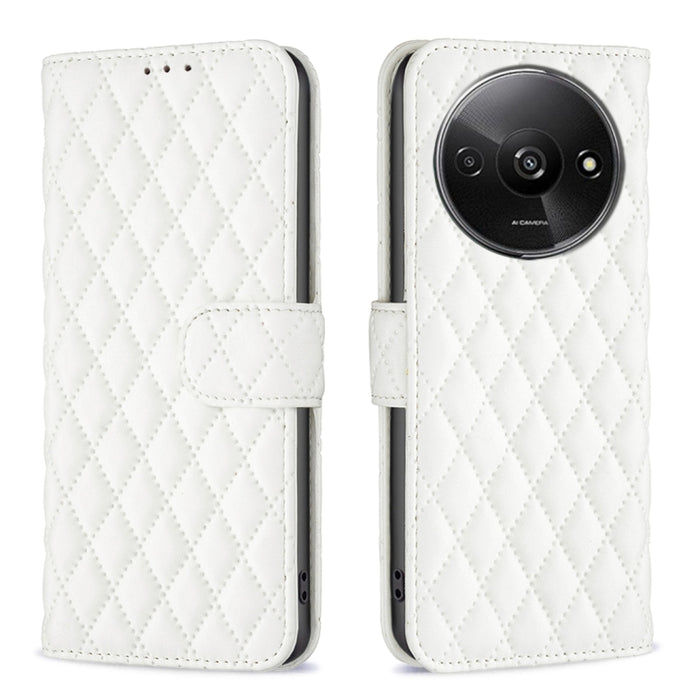 Caja del teléfono del tirón del cuero de la cartera del enrejado del diamante, For Xiaomi Redmi A3, For Xiaomi Redmi Note 13 Pro 4G Global, For Xiaomi Redmi Note 13 4G Global, For Xiaomi Redmi K70E, For Xiaomi Redmi Note 13, For Xiaomi Redmi 13C       ...