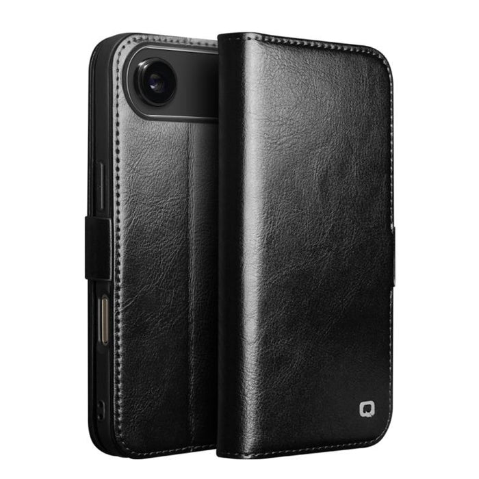 Funda para teléfono QIALINO Classic 103 con hebilla de cuero genuino, For iPhone 17 Pro Max, For iPhone 17 Pro, For iPhone 17, For iPhone Air, For iPhone 15 Pro Max, For iPhone 15 Pro, For iPhone 15 Plus, For iPhone 15