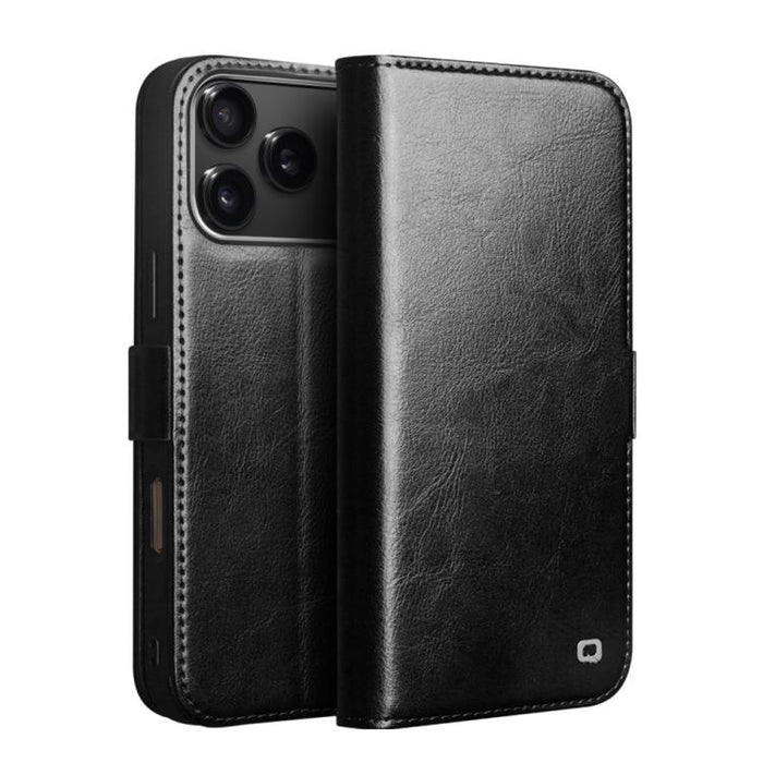 Funda para teléfono QIALINO Classic 103 con hebilla de cuero genuino, For iPhone 17 Pro Max, For iPhone 17 Pro, For iPhone 17, For iPhone Air, For iPhone 15 Pro Max, For iPhone 15 Pro, For iPhone 15 Plus, For iPhone 15
