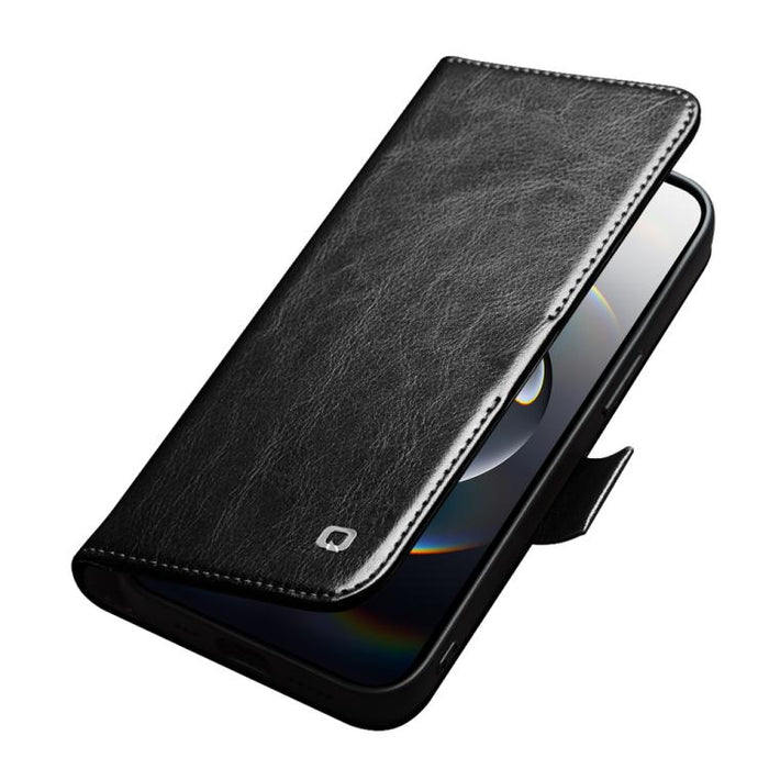 Funda para teléfono QIALINO Classic 103 con hebilla de cuero genuino, For iPhone 17 Pro Max, For iPhone 17 Pro, For iPhone 17, For iPhone Air, For iPhone 15 Pro Max, For iPhone 15 Pro, For iPhone 15 Plus, For iPhone 15