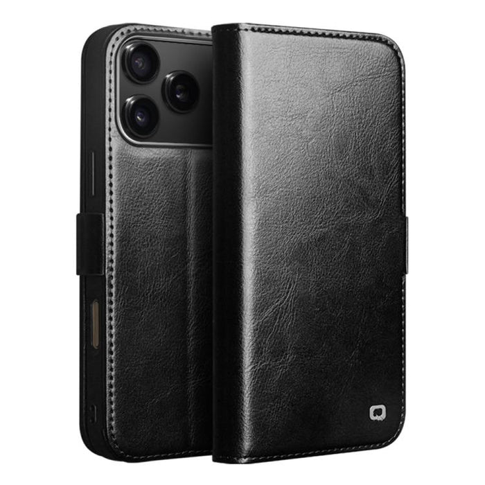 Funda para teléfono QIALINO Classic 103 con hebilla de cuero genuino, For iPhone 17 Pro Max, For iPhone 17 Pro, For iPhone 17, For iPhone Air, For iPhone 15 Pro Max, For iPhone 15 Pro, For iPhone 15 Plus, For iPhone 15