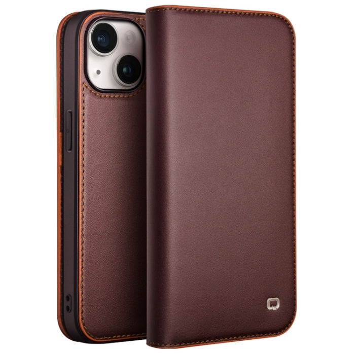 Funda para teléfono QIALINO Classic Gen2 de cuero genuino, For iPhone 15 Pro Max, For iPhone 15 Pro, For iPhone 15 Plus, For iPhone 15