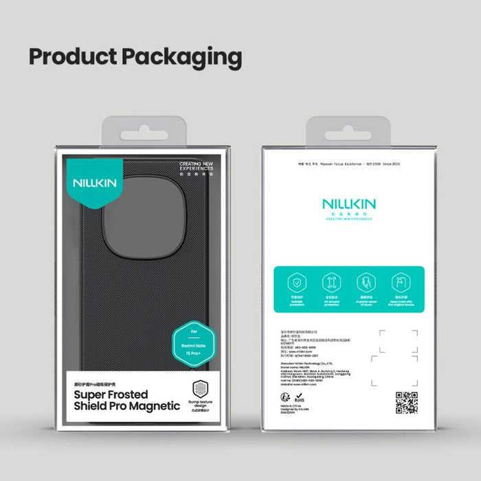 Funda magnética para teléfono NILLKIN Frosted Shield Pro, For Redmi Note 15 Pro+ 5G Global 163.3mm, For Redmi K90 / Poco F8 Pro, For Redmi Note 15 Pro 5G Global 163.6mm, For Redmi Turbo 4, For Redmi K80, For Redmi Note 14 Pro+ 5G, For Redmi Note 14 Pro...