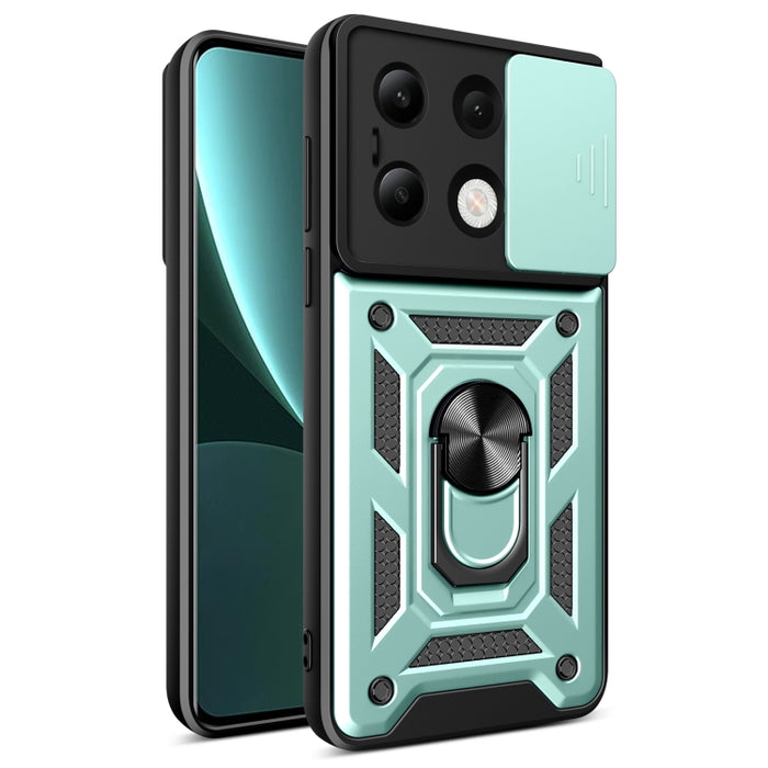 Caja híbrida del teléfono de la PC del diseño TPU de la cubierta de la cámara deslizante, For Xiaomi Redmi 14R / 14C / Poco C75, For Xiaomi Poco M6 Pro 4G, For Xiaomi Redmi A3, For Xiaomi Redmi Note 13 Pro 4G Global, For Xiaomi Redmi Note 13 4G Global ...