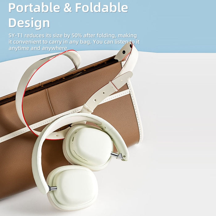 Auriculares inalámbricos plegables del juego de la reducción de ruido ENC del audio del teléfono T1 con el micrófono, T1