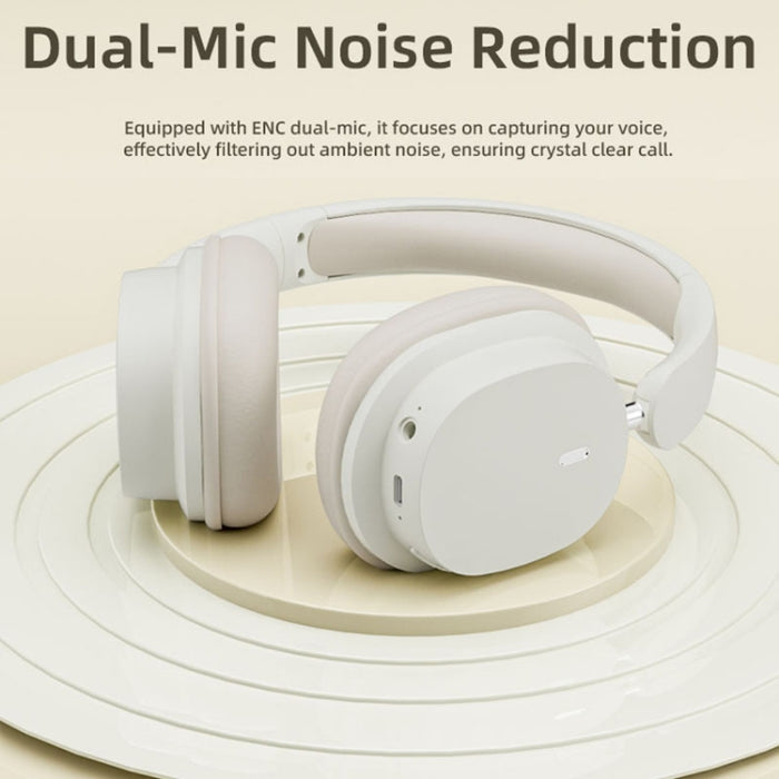Auriculares inalámbricos plegables para juegos con reducción de ruido ENC estéreo de alta definición T2 con micrófono, T2