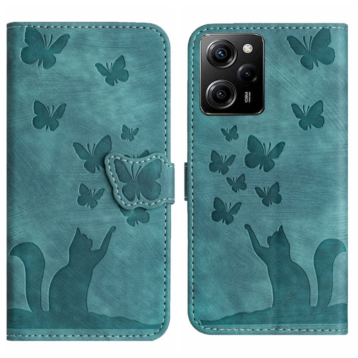 Funda para teléfono con tapa de cuero con estampado de gato y mariposa, For Xiaomi Redmi Note 13 Pro 4G, For Xiaomi Redmi Note 13 4G, For Xiaomi Redmi 13C / POCO C65, For Xiaomi 14 Pro, For Xiaomi 14, For Xiaomi Redmi Note 13 5G                        ...