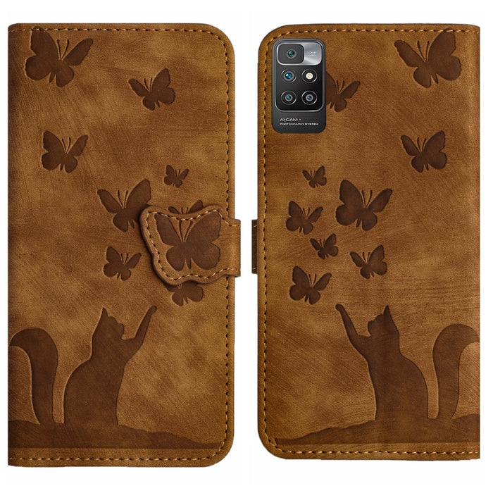 Funda para teléfono con tapa de cuero con estampado de gato y mariposa, For Xiaomi Redmi Note 13 Pro 4G, For Xiaomi Redmi Note 13 4G, For Xiaomi Redmi 13C / POCO C65, For Xiaomi 14 Pro, For Xiaomi 14, For Xiaomi Redmi Note 13 5G                        ...