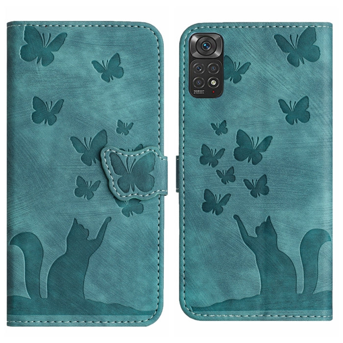 Funda para teléfono con tapa de cuero con estampado de gato y mariposa, For Xiaomi Redmi Note 13 Pro 4G, For Xiaomi Redmi Note 13 4G, For Xiaomi Redmi 13C / POCO C65, For Xiaomi 14 Pro, For Xiaomi 14, For Xiaomi Redmi Note 13 5G                        ...