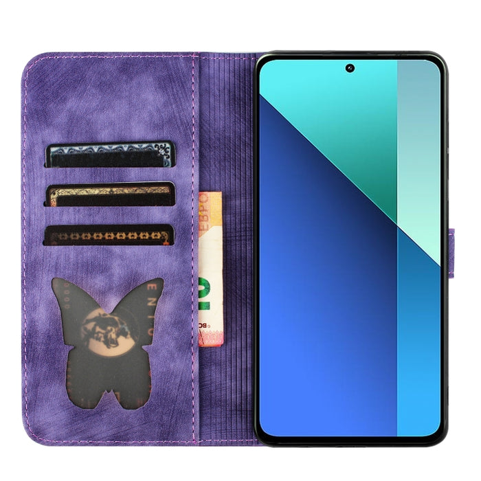 Funda para teléfono con tapa de cuero con estampado de gato y mariposa, For Xiaomi Redmi Note 13 Pro 4G, For Xiaomi Redmi Note 13 4G, For Xiaomi Redmi 13C / POCO C65, For Xiaomi 14 Pro, For Xiaomi 14, For Xiaomi Redmi Note 13 5G                        ...