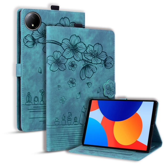 Funda para tableta de cuero con relieve de gato Sakura de dibujos animados, For Xiaomi Redmi Pad 2 SE 9.7 2026, For Xiaomi Pad 8 / 8 Pro / 7 / 7 Pro, For Xiaomi Redmi Pad 2 Pro / Pro 12.1, For Xiaomi Redmi K Pad, For Xiaomi Redmi Pad 2                 ...