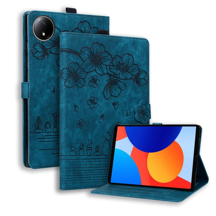 Funda para tableta de cuero con relieve de gato Sakura de dibujos animados, For Xiaomi Redmi Pad 2 SE 9.7 2026, For Xiaomi Pad 8 / 8 Pro / 7 / 7 Pro, For Xiaomi Redmi Pad 2 Pro / Pro 12.1, For Xiaomi Redmi K Pad, For Xiaomi Redmi Pad 2                 ...