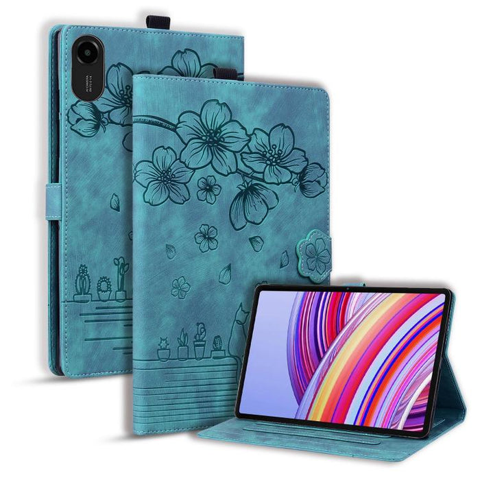 Funda para tableta de cuero con relieve de gato Sakura de dibujos animados, For Xiaomi Redmi Pad 2 SE 9.7 2026, For Xiaomi Pad 8 / 8 Pro / 7 / 7 Pro, For Xiaomi Redmi Pad 2 Pro / Pro 12.1, For Xiaomi Redmi K Pad, For Xiaomi Redmi Pad 2                 ...