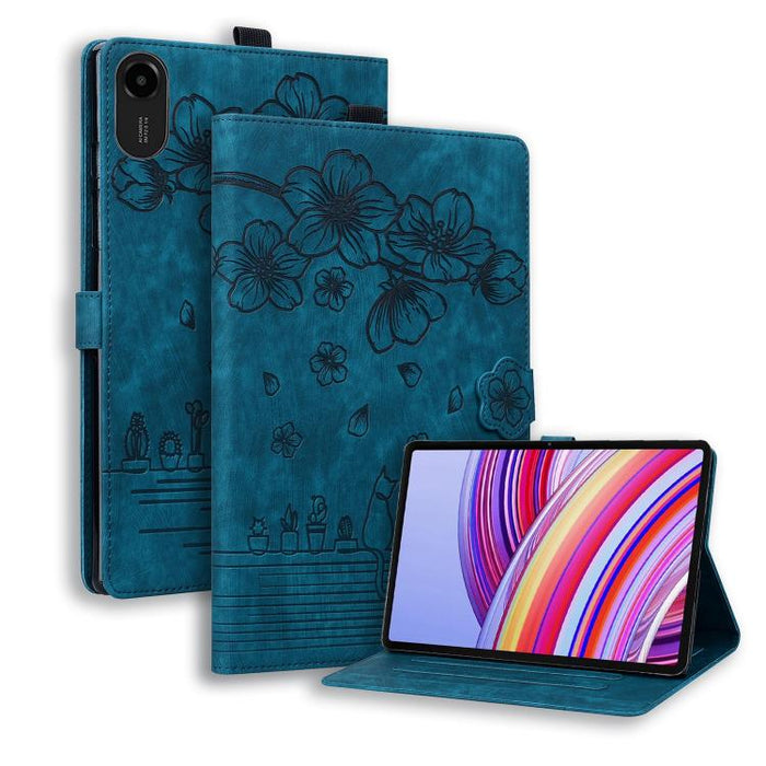 Funda para tableta de cuero con relieve de gato Sakura de dibujos animados, For Xiaomi Redmi Pad 2 SE 9.7 2026, For Xiaomi Pad 8 / 8 Pro / 7 / 7 Pro, For Xiaomi Redmi Pad 2 Pro / Pro 12.1, For Xiaomi Redmi K Pad, For Xiaomi Redmi Pad 2                 ...
