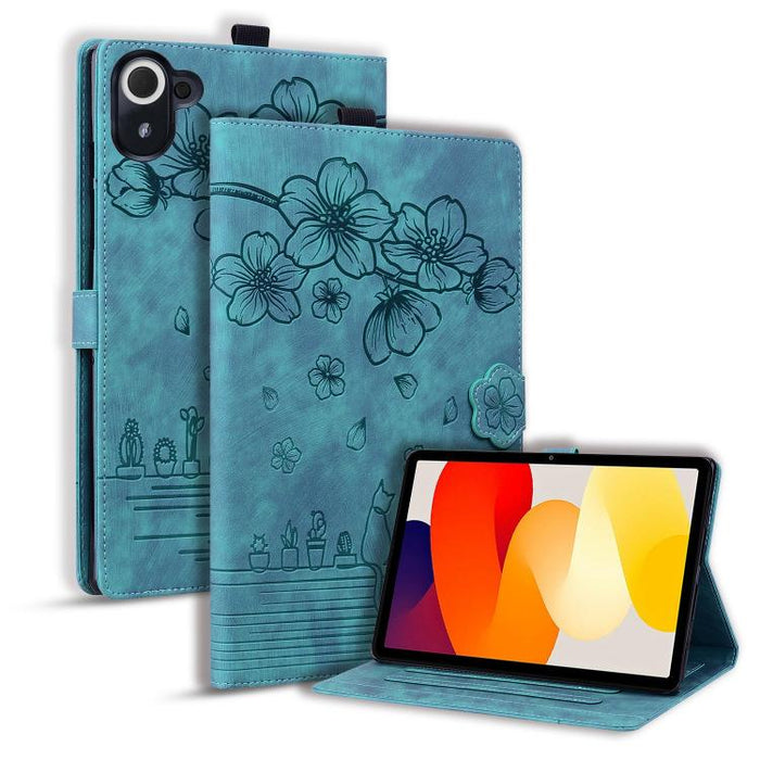 Funda para tableta de cuero con relieve de gato Sakura de dibujos animados, For Xiaomi Redmi Pad 2 SE 9.7 2026, For Xiaomi Pad 8 / 8 Pro / 7 / 7 Pro, For Xiaomi Redmi Pad 2 Pro / Pro 12.1, For Xiaomi Redmi K Pad, For Xiaomi Redmi Pad 2                 ...