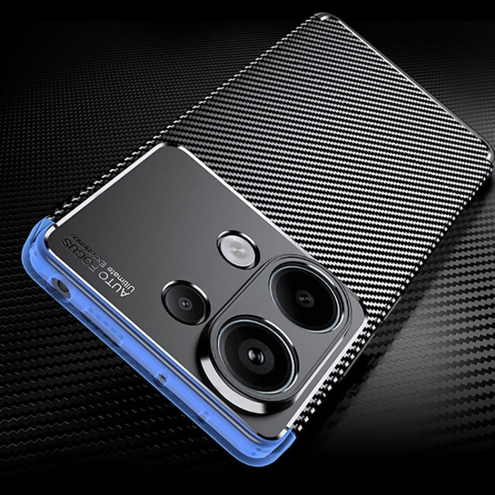 Caja del teléfono de TPU a prueba de golpes con textura de fibra de carbono, For Xiaomi Redmi Note 13 Pro 4G, For Xiaomi Redmi Note 13 4G, For Xiaomi 14 Ultra, For Xiaomi 14 Pro, For Xiaomi 14, For Xiaomi Redmi Note 13, For Xiaomi Redmi 13C            ...