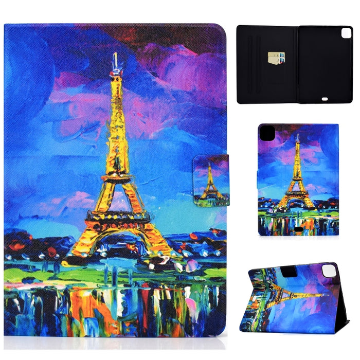 Funda de cuero con tapa horizontal prensada eléctrica de TPU con soporte y ranura para tarjeta y función de reposo / activación