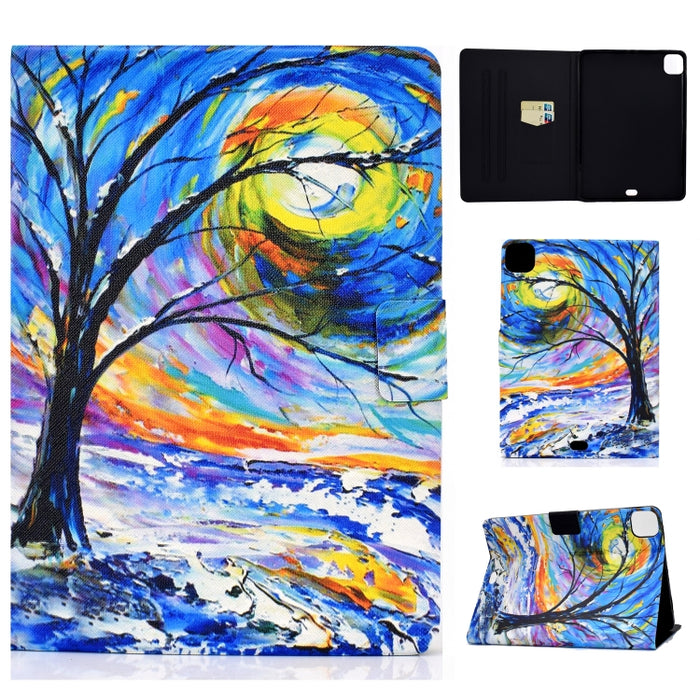 Funda de cuero con tapa horizontal prensada eléctrica de TPU con soporte y ranura para tarjeta y función de reposo / activación
