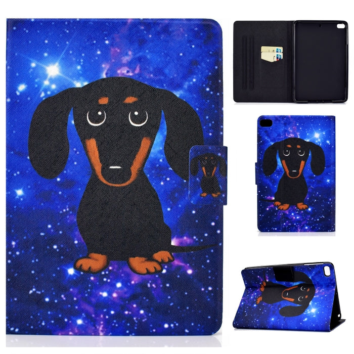 Funda de cuero con tapa horizontal prensada eléctrica de TPU con soporte y ranura para tarjeta y función de reposo / activación