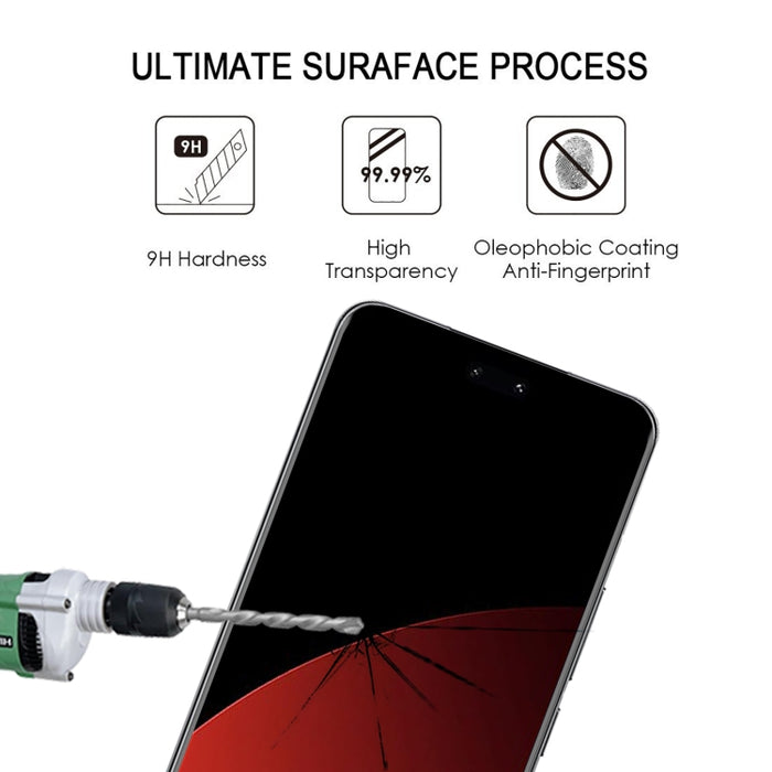 Película de vidrio templado con borde curvo 3D HD 9H, For Xiaomi Civi 5 Pro / 4 Pro / 14 Civi, For Redmi Note 14 Pro 4G / Note 14 Pro+ 4G, For Xiaomi 14 Pro / 14 Ultra