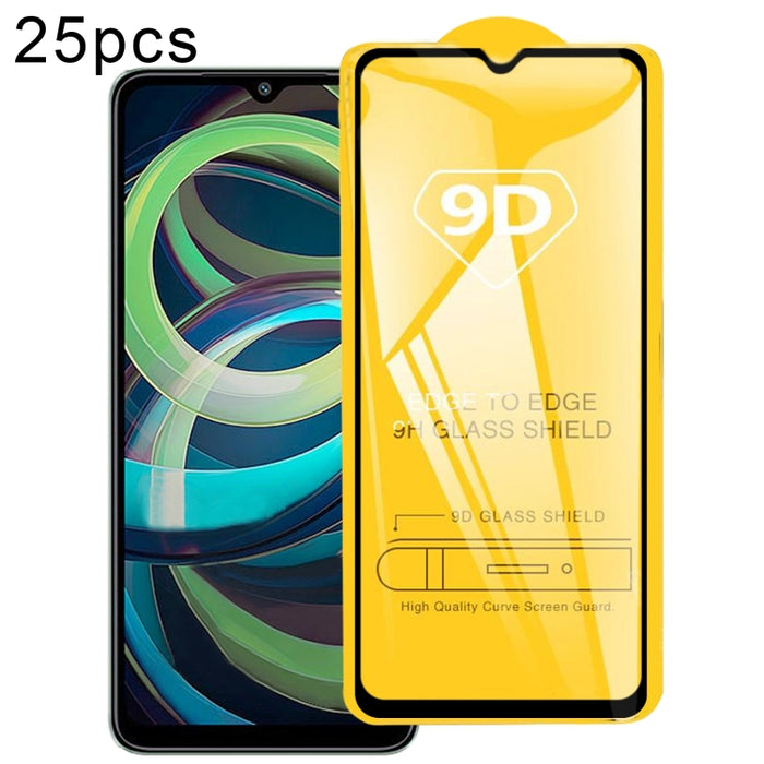 Película de vidrio templado de pantalla de pegamento completo 9D de 25 piezas, For Xiaomi Poco X8 Pro Max 5G, For Redmi Turbo 5 Max 5G, For Xiaomi Poco X8 Pro 5G, For Redmi Turbo 5 5G, For Redmi K90 Pro Max / Champion Edition, For Redmi K90            ...