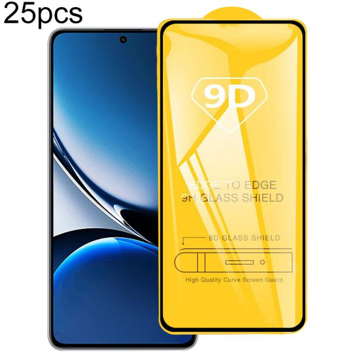 Película de vidrio templado de pantalla de pegamento completo 9D de 25 piezas, For Xiaomi Poco X8 Pro Max 5G, For Redmi Turbo 5 Max 5G, For Xiaomi Poco X8 Pro 5G, For Redmi Turbo 5 5G, For Redmi K90 Pro Max / Champion Edition, For Redmi K90            ...