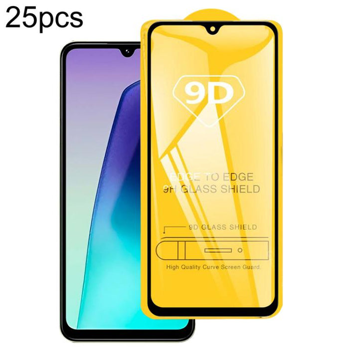 Película de vidrio templado de pantalla de pegamento completo 9D de 25 piezas, For Xiaomi Poco X8 Pro Max 5G, For Redmi Turbo 5 Max 5G, For Xiaomi Poco X8 Pro 5G, For Redmi Turbo 5 5G, For Redmi K90 Pro Max / Champion Edition, For Redmi K90            ...