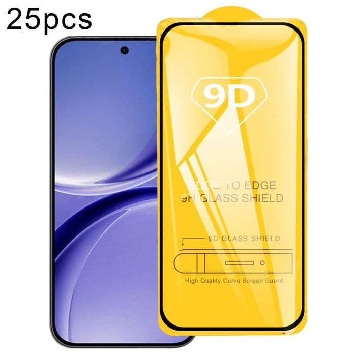 Película de vidrio templado de pantalla de pegamento completo 9D de 25 piezas, For Xiaomi Poco X8 Pro Max 5G, For Redmi Turbo 5 Max 5G, For Xiaomi Poco X8 Pro 5G, For Redmi Turbo 5 5G, For Redmi K90 Pro Max / Champion Edition, For Redmi K90            ...